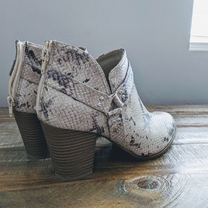 fergalicious snakeskin booties
